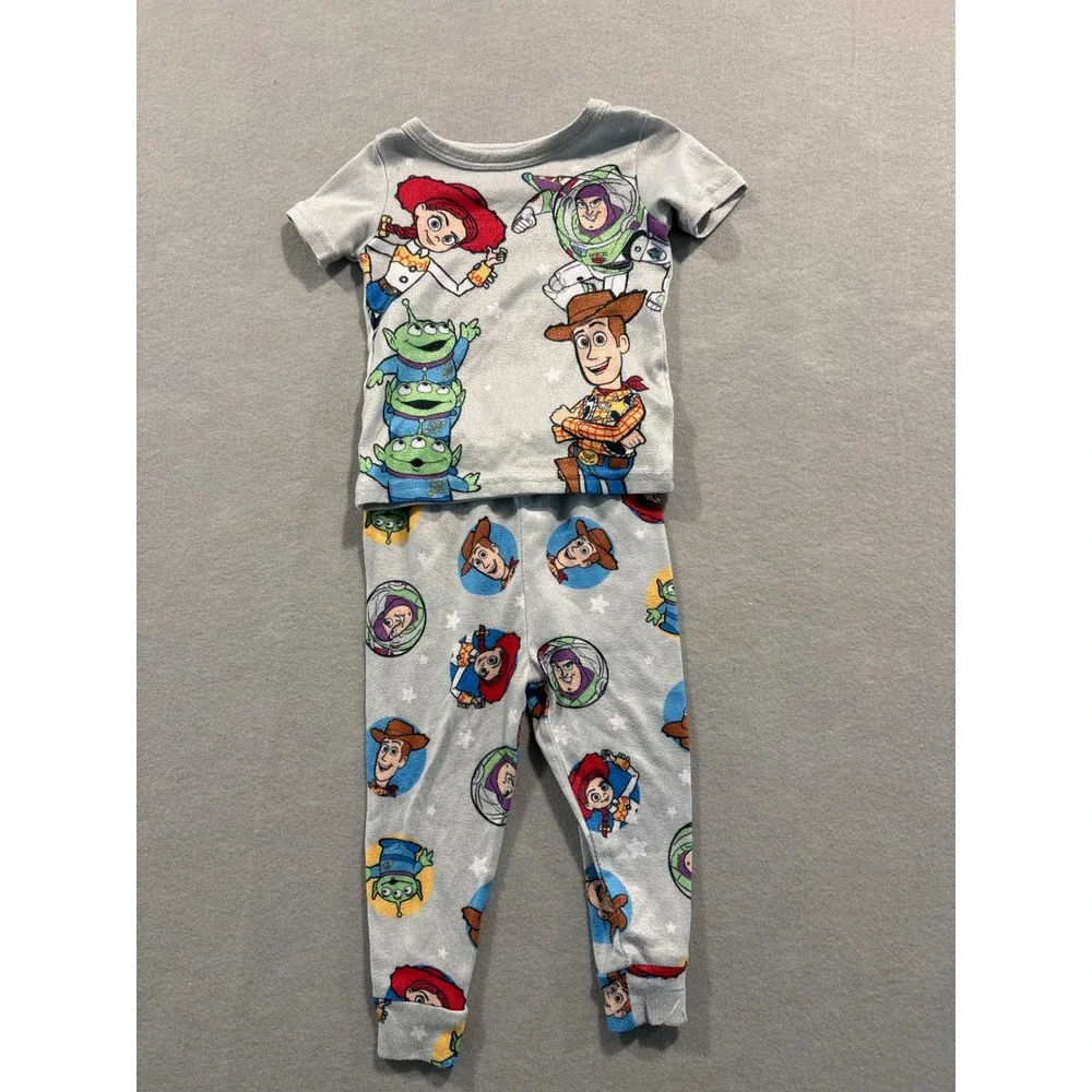 Disney Pixar Toy Story Pajamas Set Woody Buzz Jessie 18M Gray TS156DZSWM